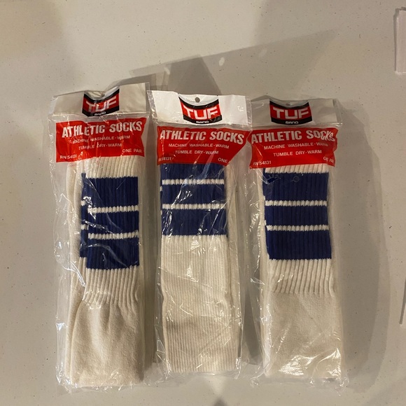Underwear & Socks Vintage Tube Socks 198s Skater 3 Stripes Poshmark